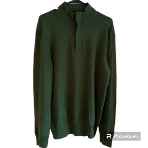 Southern Tide Men’s Large Zip Neck Long Sleeve Sweat Shirt